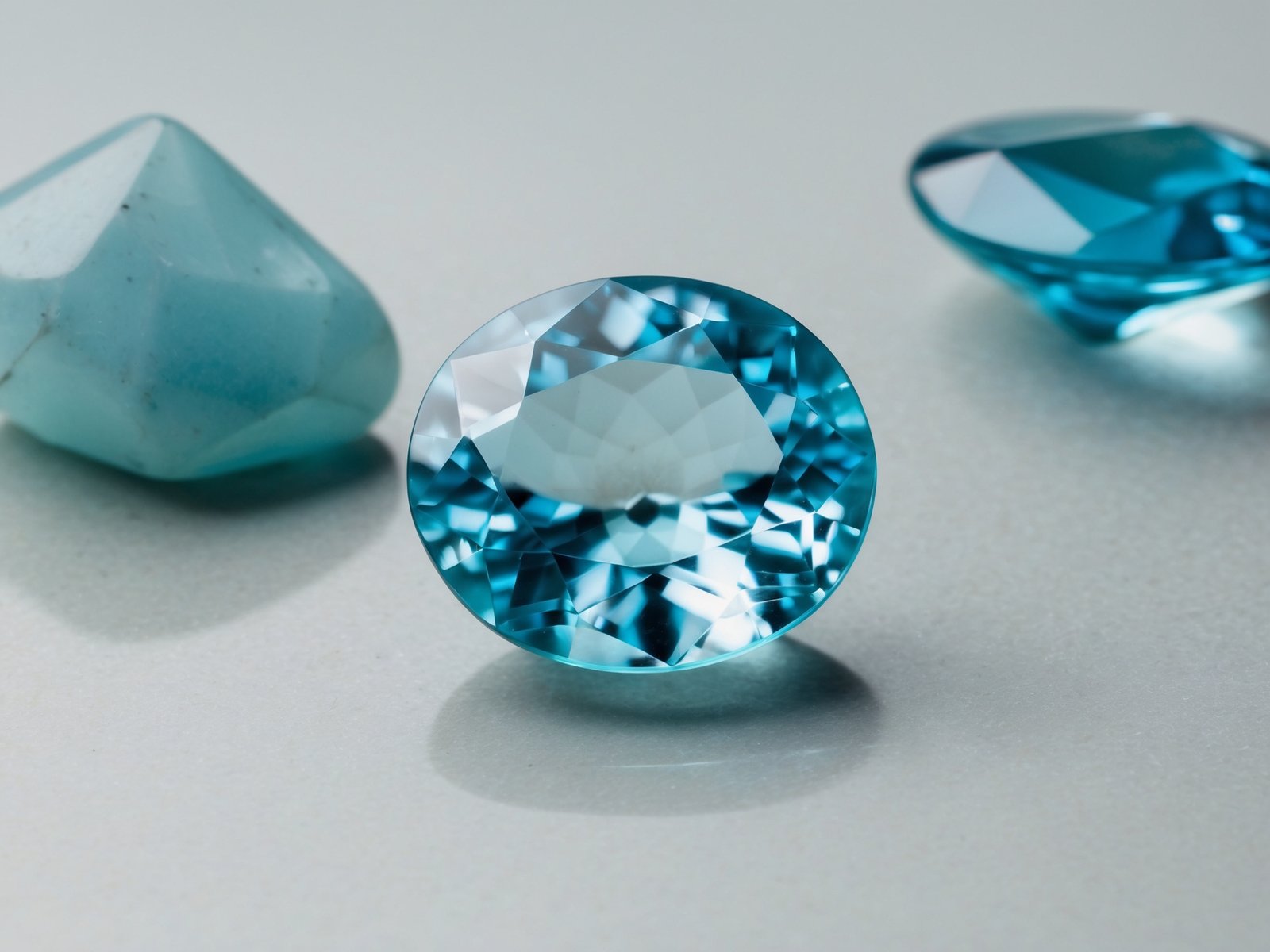 aquamarin doğal taşı