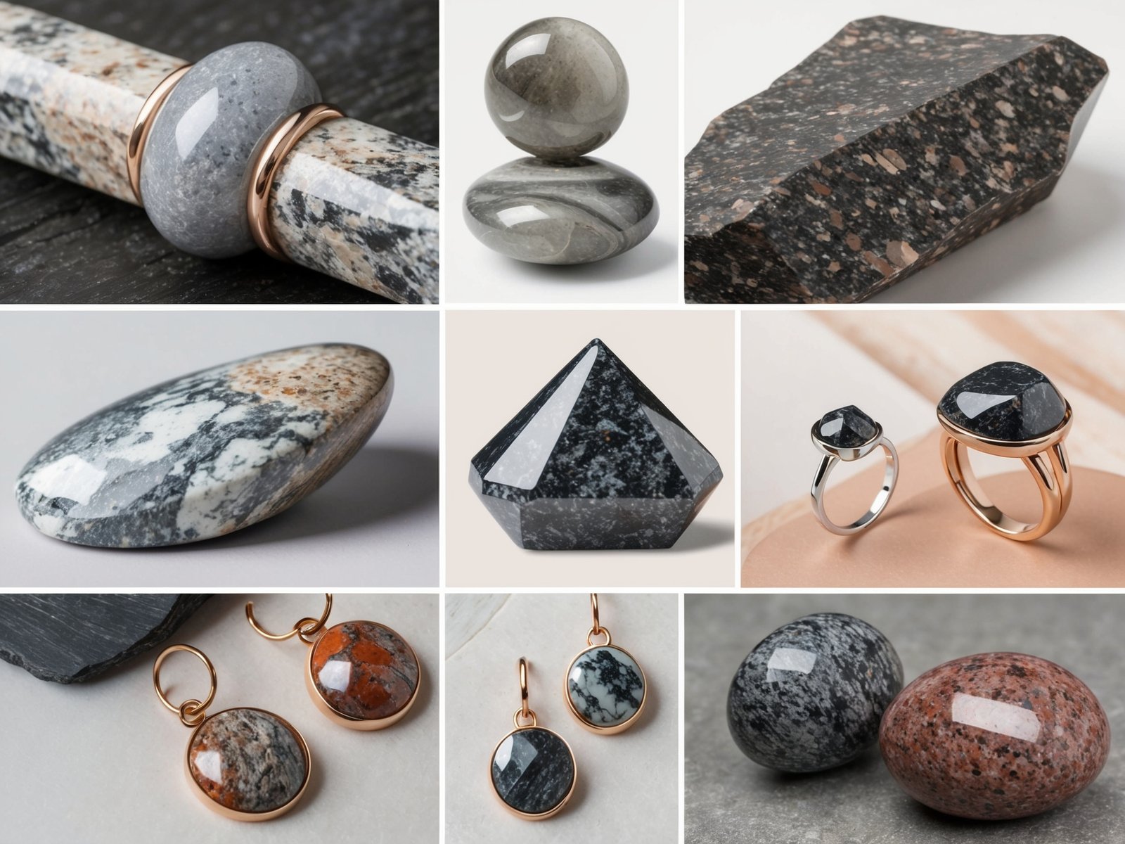 Granite: Versatile and Timeless Elegance in Jewelry and Decor
