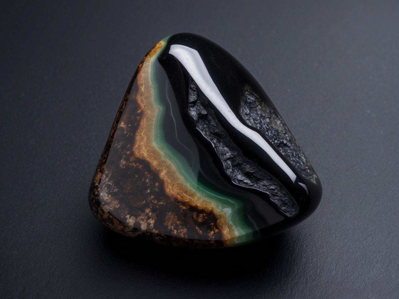 obsidian stones