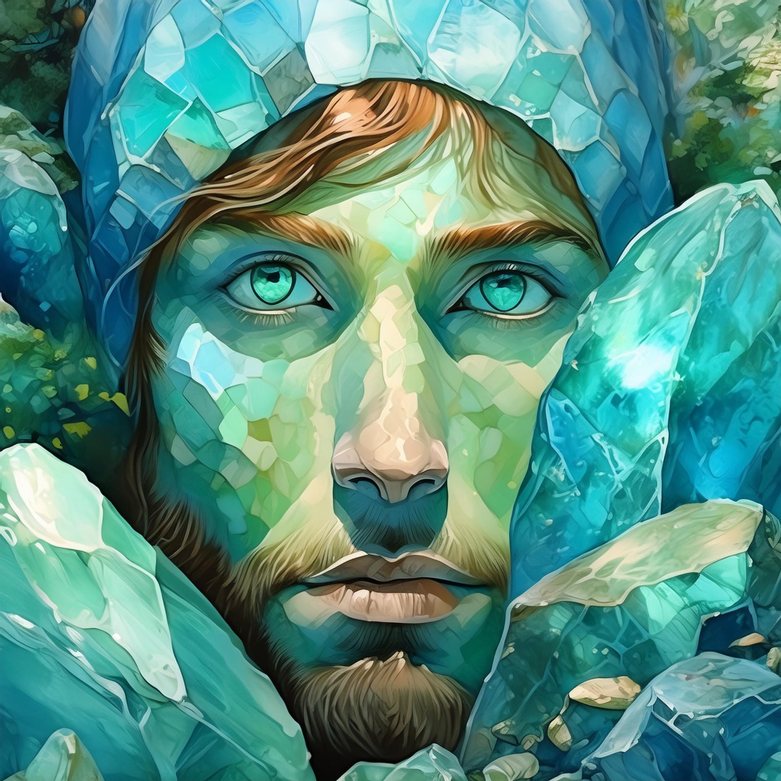 Amazonit doğal taş